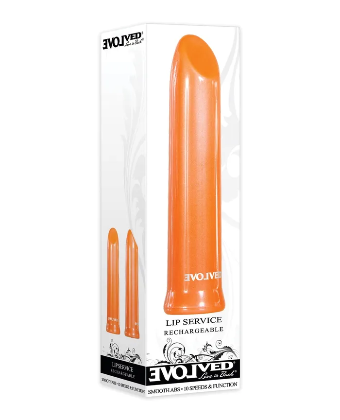 Vibrators Evolved Lip Service Orange Evolved